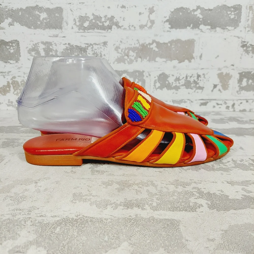FARM Rio Multicolor Mules - Picture 4 of 13